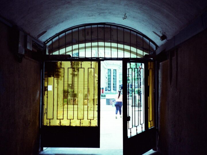 Porta superiore nella citt vecchia